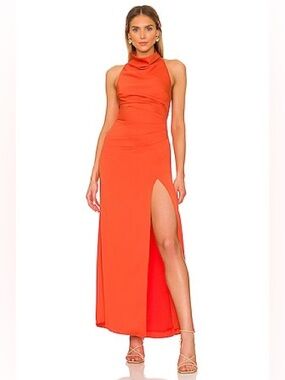 MISHA 
Clover Gown in Orange